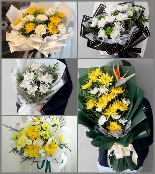 贵州铜仁市松桃县普觉镇道塘村白事花束代送